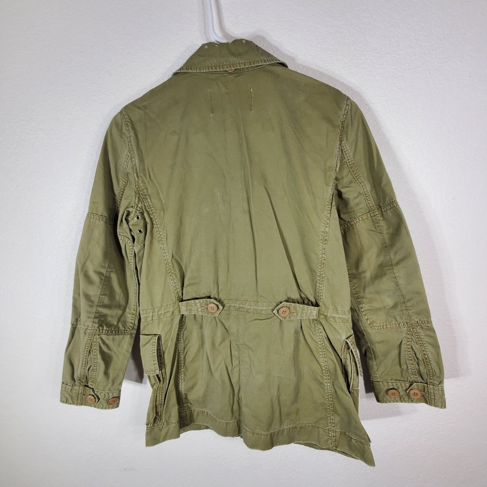 J. Crew Womans XS Boyfriend Fatigue Parka Field Cargo Jacket Utility Green - Picture 7 of 13